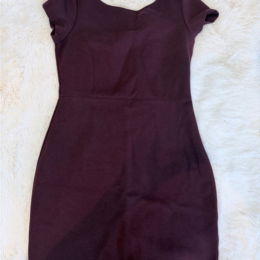Banana Republic Deep Purple Mini Dress
